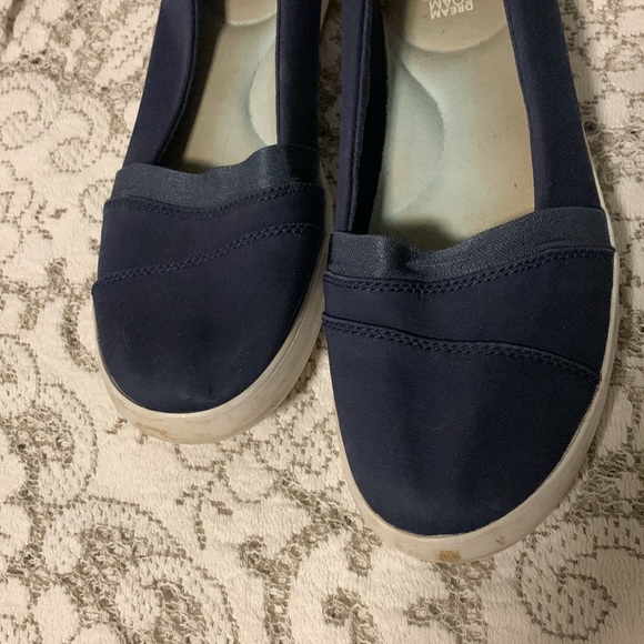 Keds Cali II Womens Canvas Slip On Navy Sneakers Size 8.5 - Picture 3 of 5